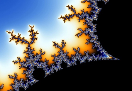 A fractal yesterday. Can you see the lawyer descending towards it in his extra-vehicular lander?