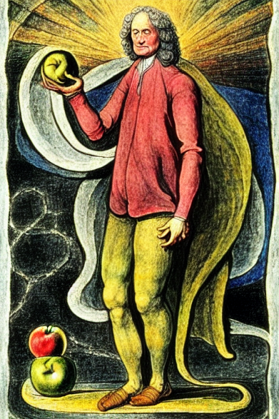 File:Newton and apple.png
